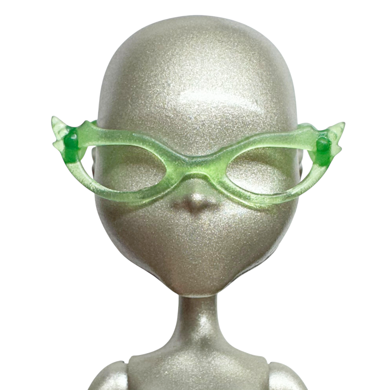 Green Cat Eye Style Glasses Compatible With Monster High Ghoulia Dolls