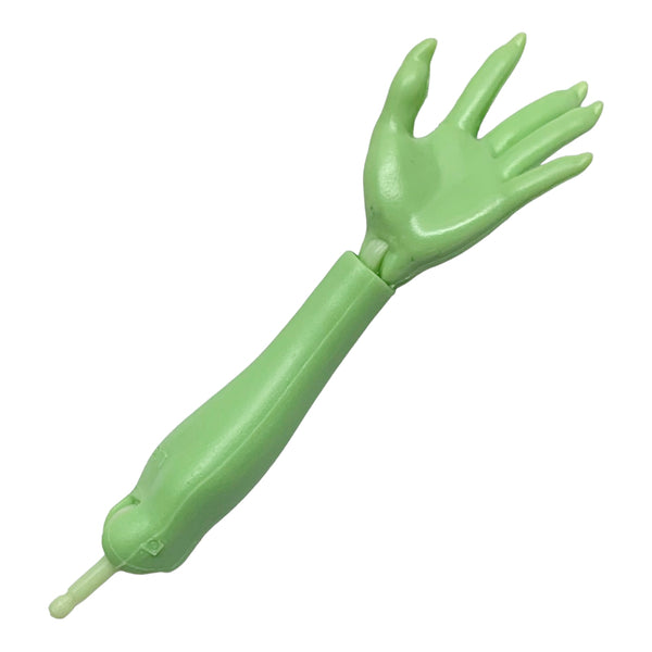 Monster High Friday The 13th Casta Fierce Doll Replacement Left Green Hand & Forearm Arm Parts