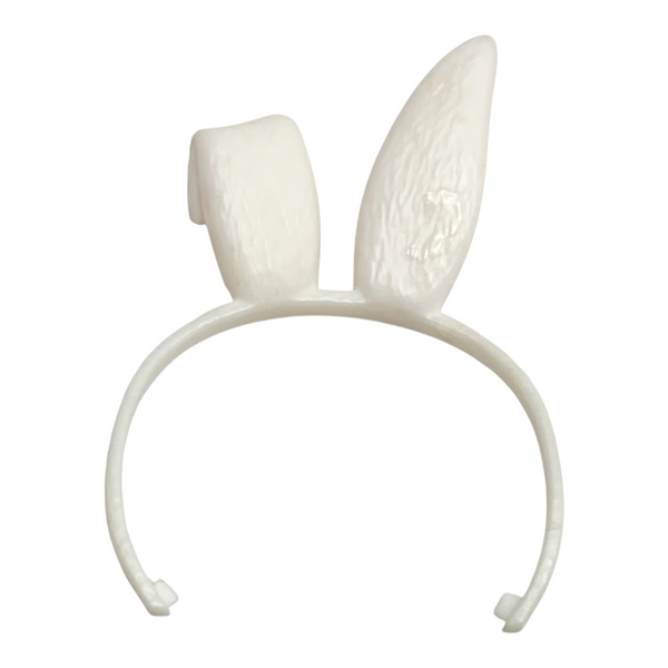 White Bunny Ears Headband Fits Monster High & Ever After High Size Dolls