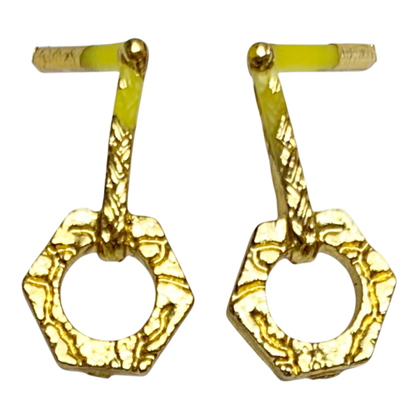 Monster High Frankie Stein 13 Wishes Doll Jewelry Replacement Gold Earrings