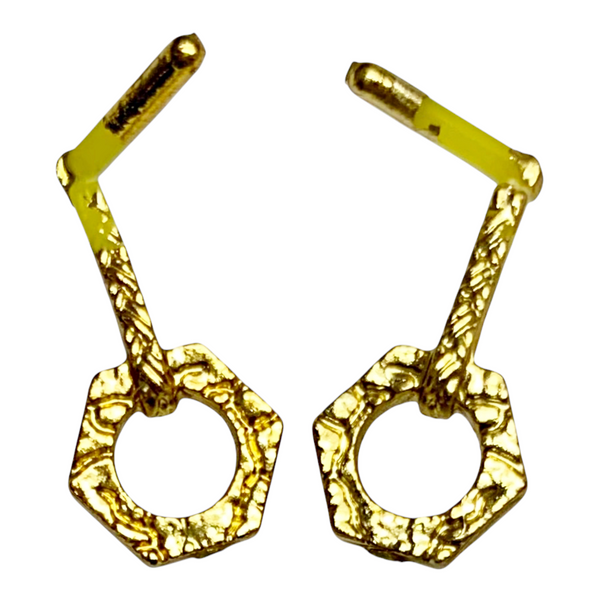 Monster High Frankie Stein 13 Wishes Doll Jewelry Replacement Gold Earrings
