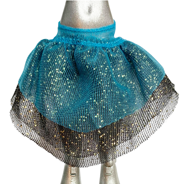 Monster High Frankie Stein 13 Wishes Doll Outfit Replacement Sheer Tulle Glitter Skirt