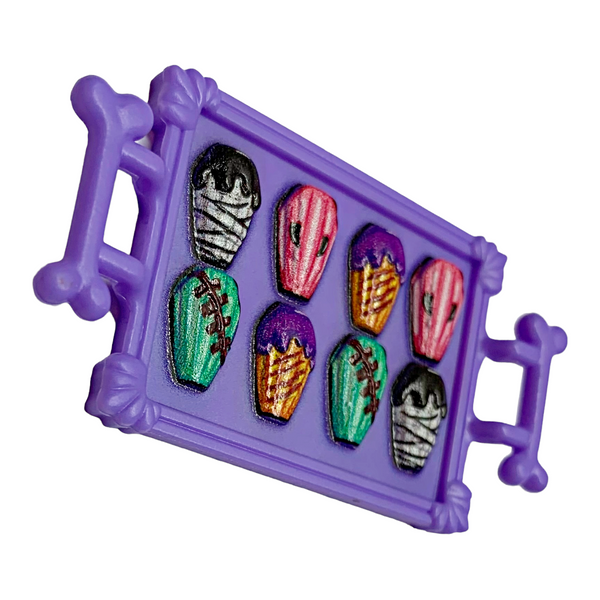 Monster High G3 Coffin Bean Spooky Cafe Playset Replacement Dessert Cookie Tray Part