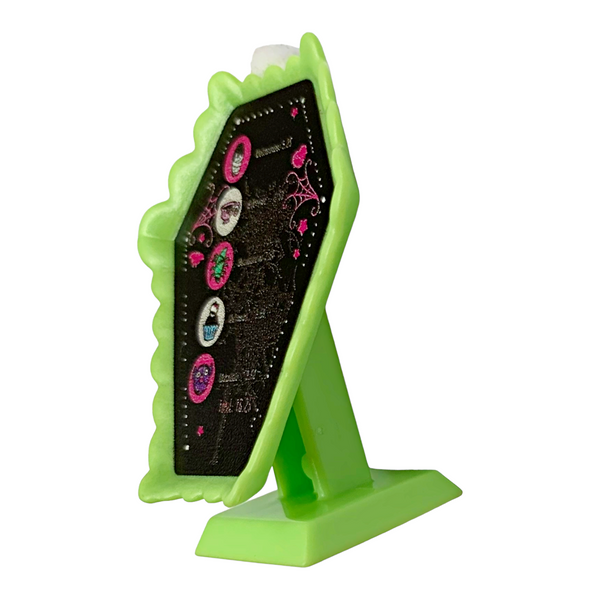 Monster High G3 Coffin Bean Spooky Cafe Playset Replacement Green Menu / Register Part