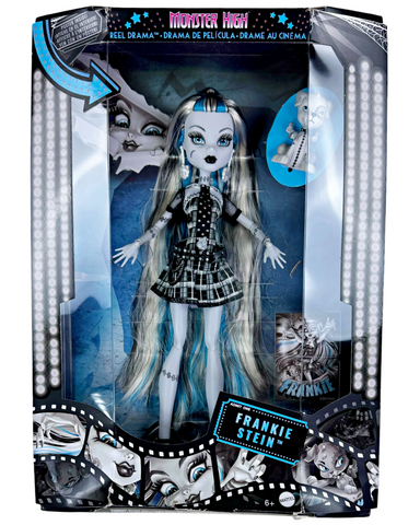 Monster High Reel Drama Black & White Collector Frankie Stein Doll (HKN29)