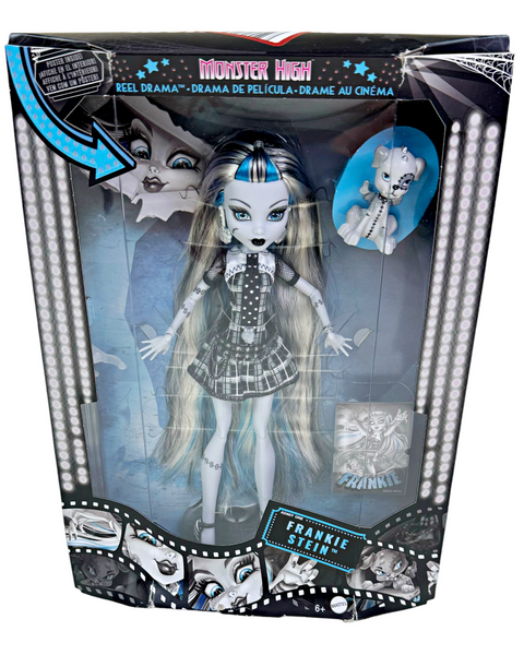 Monster High Reel Drama Black & White Collector Frankie Stein Doll (HKN29)