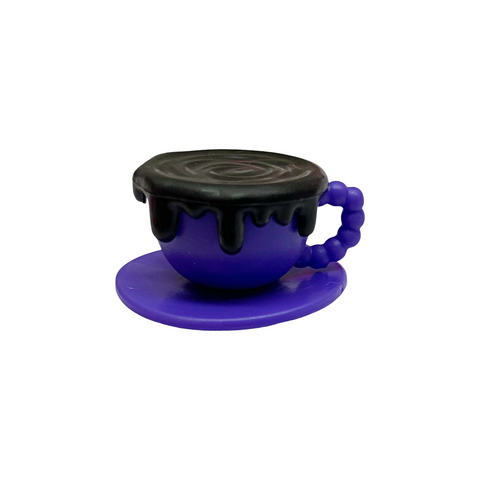 Monster High G3 Coffin Bean Spooky Cafe Playset Replacement Purple Cup / Mug Coffe Drink Part