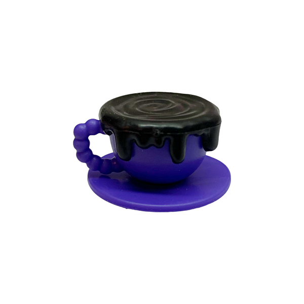 Monster High G3 Coffin Bean Spooky Cafe Playset Replacement Purple Cup / Mug Coffe Drink Part