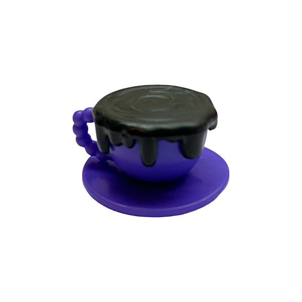 Monster High G3 Coffin Bean Spooky Cafe Playset Replacement Purple Cup / Mug Coffe Drink Part