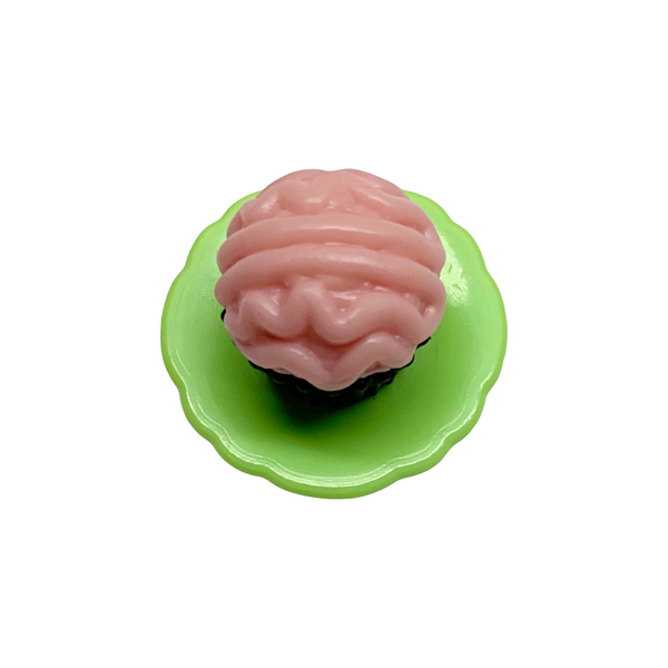 Monster High G3 Coffin Bean Spooky Cafe Playset Replacement Brain Frosting Cupcake On Green Plate