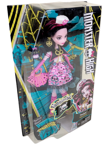 Monster High® Shriek Wrecked™ Shriekwrecked Nautical Ghouls™ Draculaura® Doll (DTV90)