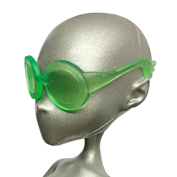 Monster High Skull Shores Ghoulia Yelps Doll Replacement Glasses Green Sunglasses