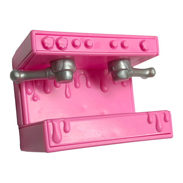 Monster High G3 Coffin Bean Spooky Cafe Playset Replacement Pink Espresso Coffee Maker Machine Part