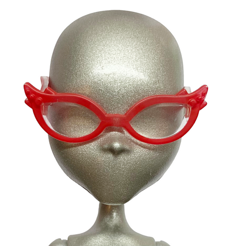 Monster High Ghoulia Yelps Doll Replacement Red Eyeglasses Glasses