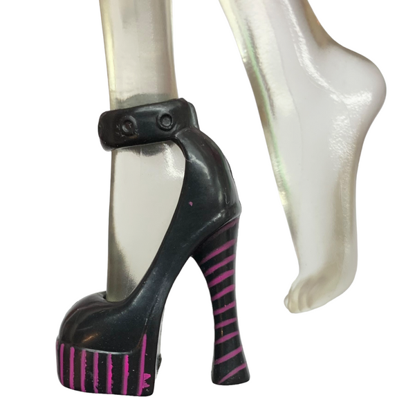 Monster High Create-A-Monster Design Lab Doll Replacement Right Black Shoe