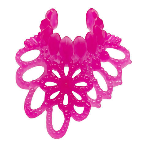 Pink Foral Gem Style Necklace Fits My Scene Barbie Dolls