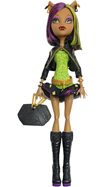 Monster High Clawdeen Wolf Scaremester Doll Wearing Outfit