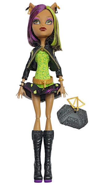 Monster High Clawdeen Wolf Scaremester Doll Wearing Outfit