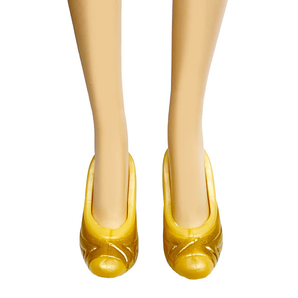 Disney's Designer Collection Beauty & The Beast Premiere Belle Doll Replacement Gold Shoes