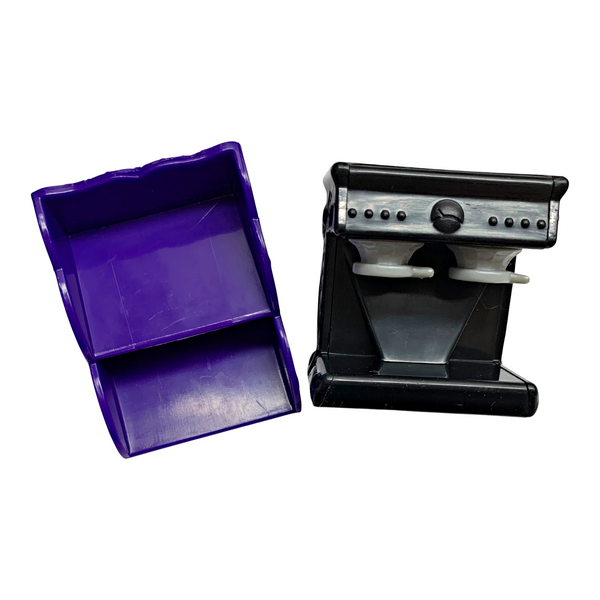 Monster High Travel Scaris Café Cart Playset Shelf & Cappuccino Maker Parts