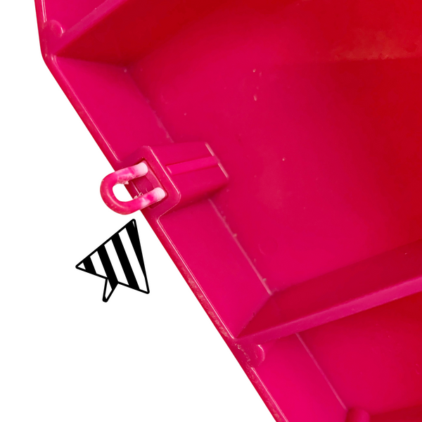 Monster High Classroom Doll Size Replacement Pink Locker With Skull Lock