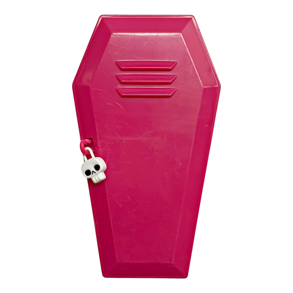 Monster High Classroom Doll Size Replacement Pink Locker With Skull Lock