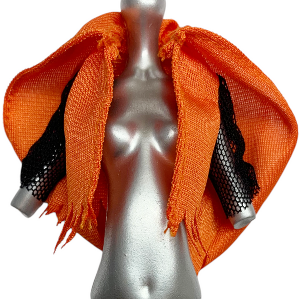 Monster High G3 Toralei Stripe Neon Frights Doll Replacement Orange & Black Hoodie