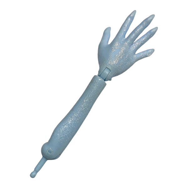 Monster High Abbey Bominable G1 Doll Replacement Blue Glitter Right Hand & Forearm Arm Part