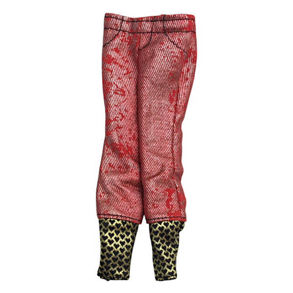 Monster High Scaremester Jinafire Long Doll Outfit Replacement Red Pants