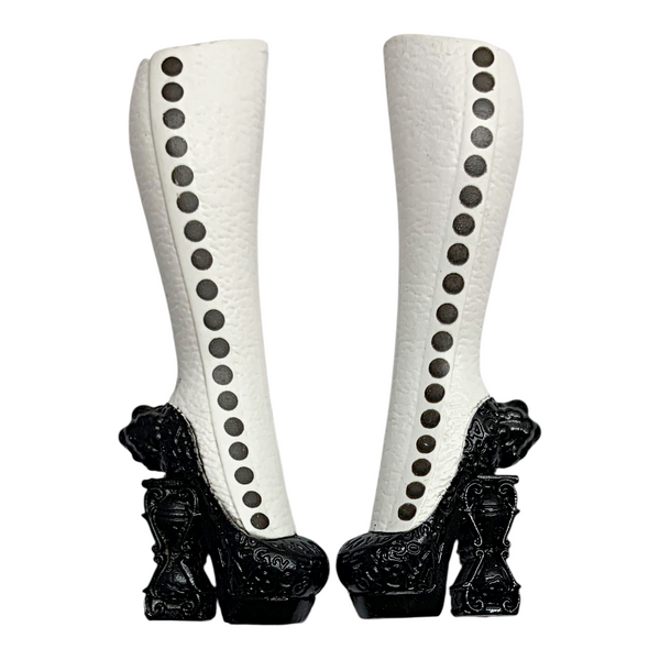Ever After High Bunny Blanc 1st Chapter Original Doll Replacement Black & White Shoes