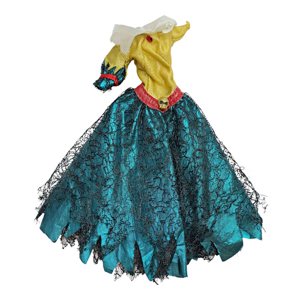 Once Upon A Zombie Snow White Doll Outfit Replacement Tattered Princess Style Dress