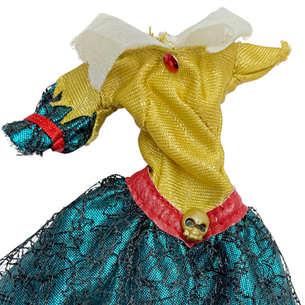 Once Upon A Zombie Snow White Doll Outfit Replacement Tattered Princess Style Dress
