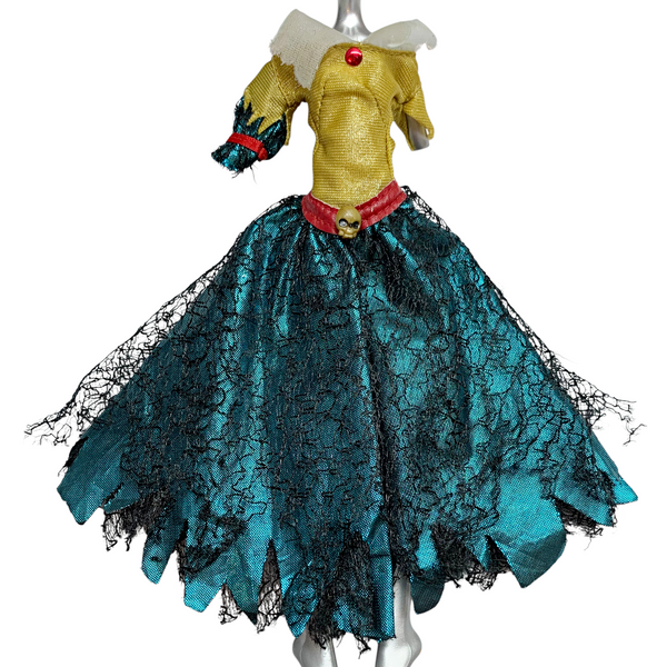 Once Upon A Zombie Snow White Doll Outfit Replacement Tattered Princess Style Dress