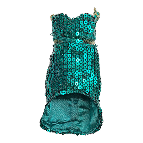 Rainbow High Jewel Richie Doll Replacement Extra Outfit Green Sequin Dress