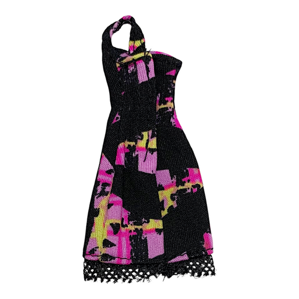 Monster High Venus Mcflytrap Doll Music Festival Outfit Replacement Black & Pink Dress