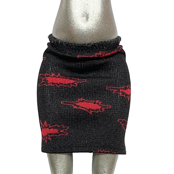 Monster High Toralei Ghouls Alive Doll Outfit Replacement Black & Red Skirt