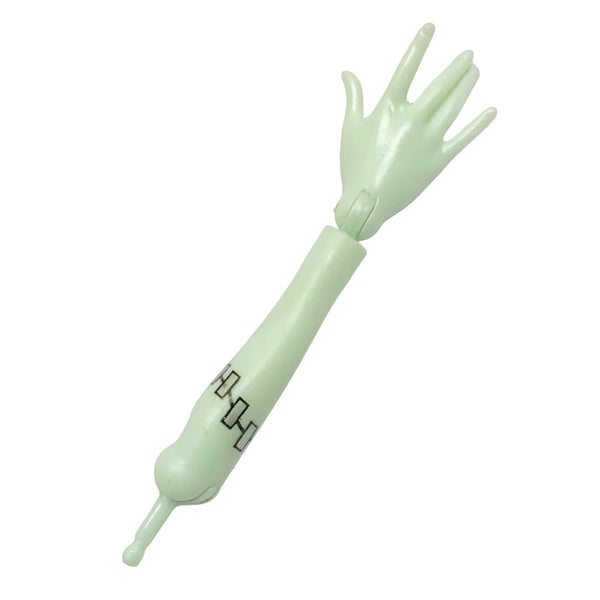 Monster High G1 Frankie Stein Doll Replacement Left Raised Finger Hand & Forearm Arm Part