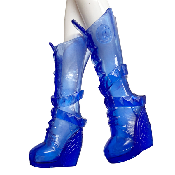 My Little Pony Equestria Girls DJ Pon-3 Doll Replacement Translucent Blue Shoes