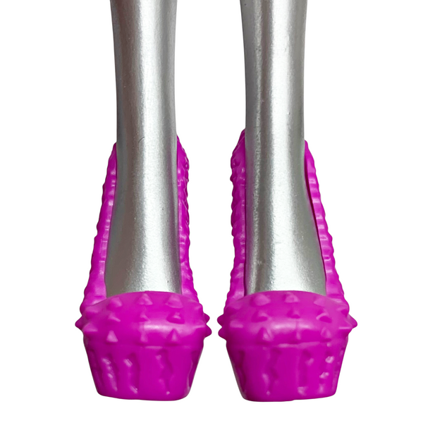 Monster High Clawdeen Wolf Fierce Rockers Doll Replacement Magenta Shoes
