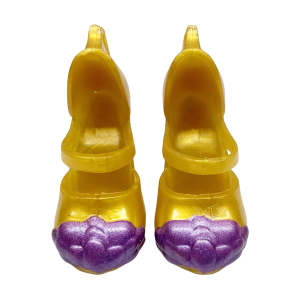 Disney Descendants Coronation Mal Isle of Lost Doll Replacement Gold & Purple Shoes