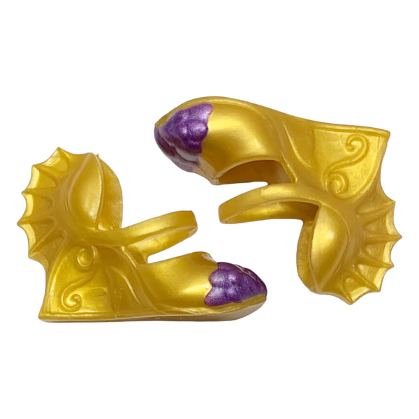 Disney Descendants Coronation Mal Isle of Lost Doll Replacement Gold & Purple Shoes