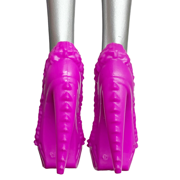 Monster High Clawdeen Wolf Fierce Rockers Doll Replacement Magenta Shoes