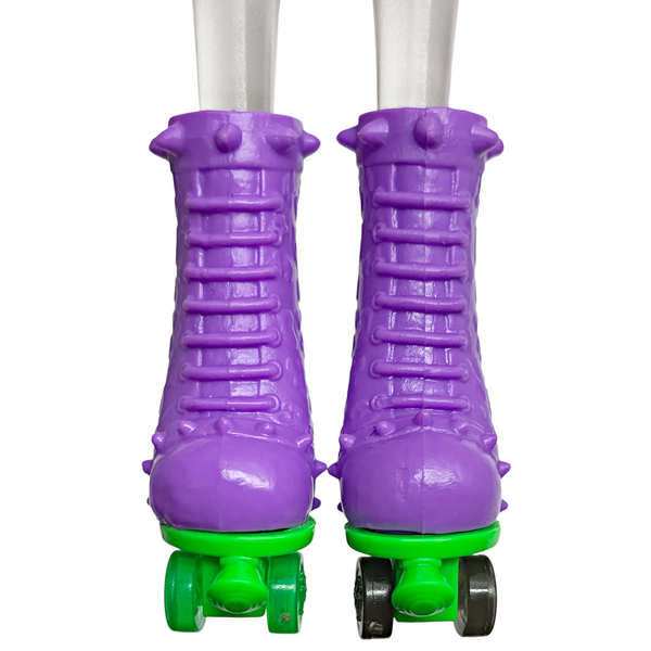 Monster High Clawdeen Wolf Skultimate Roller Maze Doll Replacement Shoes Purple Skates