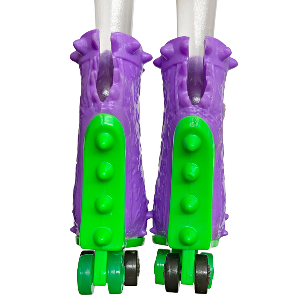 Monster High Clawdeen Wolf Skultimate Roller Maze Doll Replacement Shoes Purple Skates