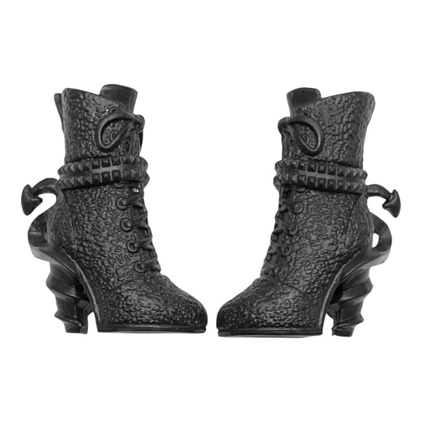 Disney Descendants Mal Doll Replacement Solid All Black Color Shoes