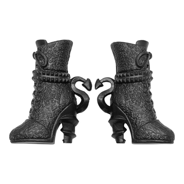 Disney Descendants Mal Doll Replacement Solid All Black Color Shoes