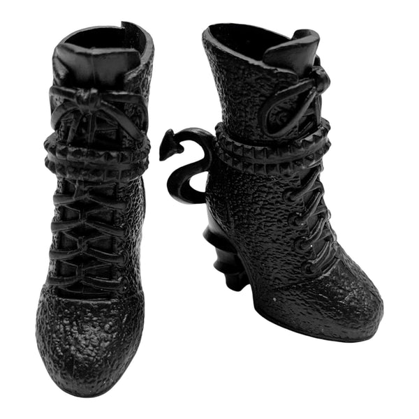 Disney Descendants Mal Doll Replacement Solid All Black Color Shoes