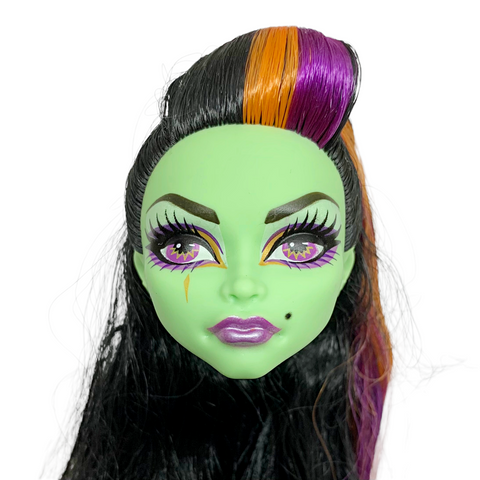 Monster High Casta Fierce Friday The 13th Green Witch Doll Replacement Head Part