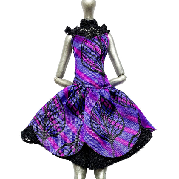 Monster High Scream & Sugar Amanita Nightshade Doll Outfit Replacement Purple Dress