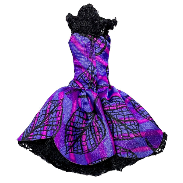 Monster High Scream & Sugar Amanita Nightshade Doll Outfit Replacement Purple Dress